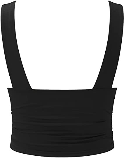 Top dames | Elegante v hals top met ruches