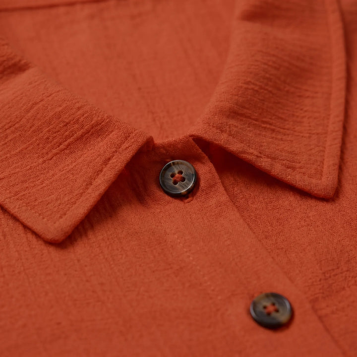 Top dames | Mouwloze blouse met kraag