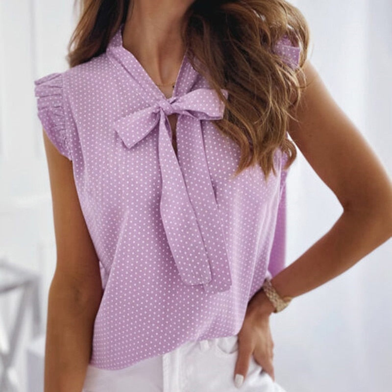 Top dames | Romantische ruches top