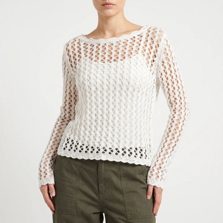 Top dames | Vintage top met print