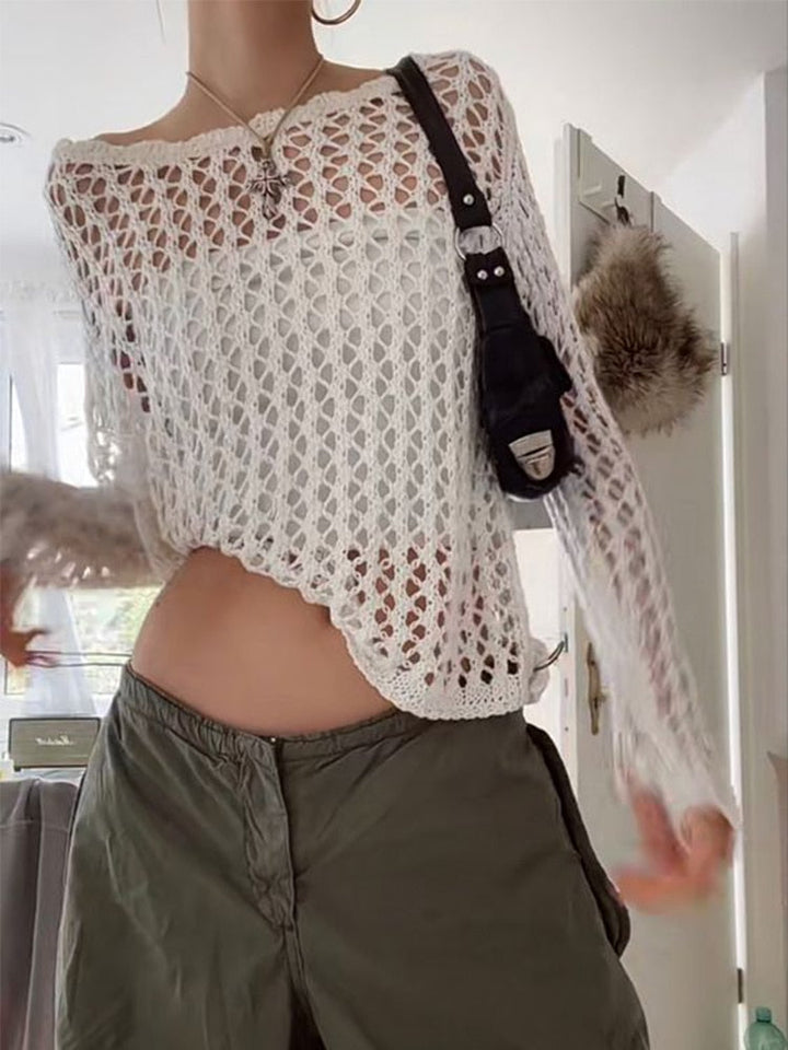Top dames | Vintage top met print