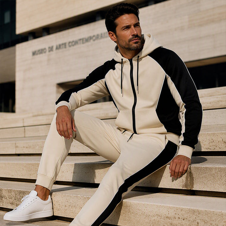 Trainingspak heren | Tweedelige set met vest en joggingbroek