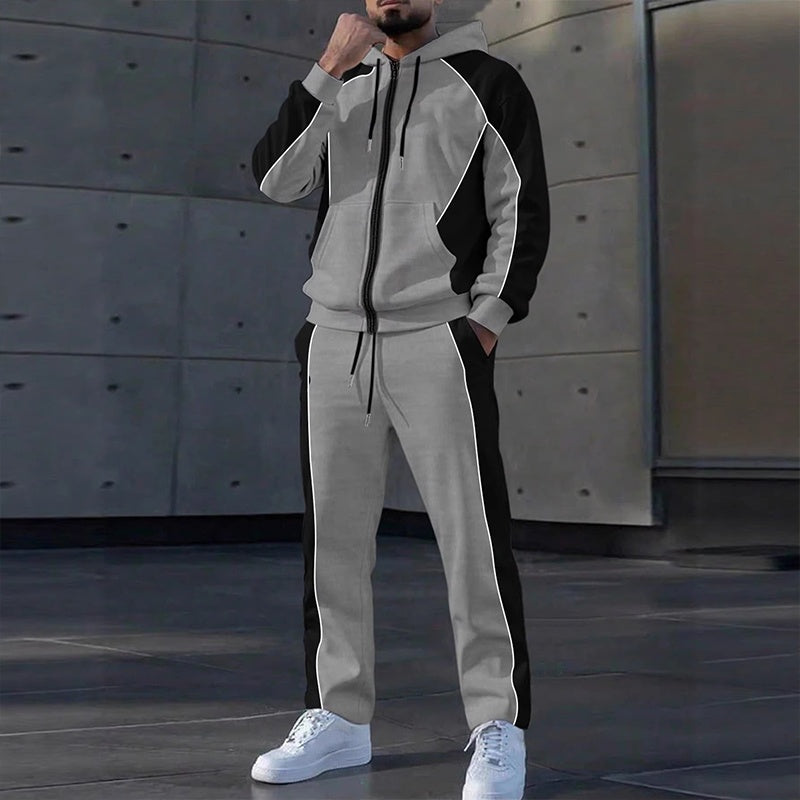 Trainingspak heren | Tweedelige set met vest en joggingbroek