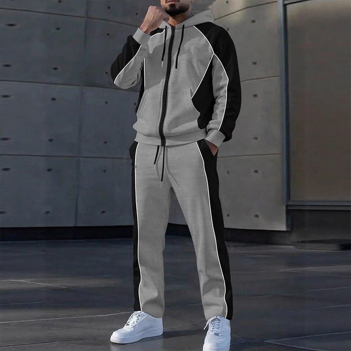 Trainingspak heren | Tweedelige set met vest en joggingbroek