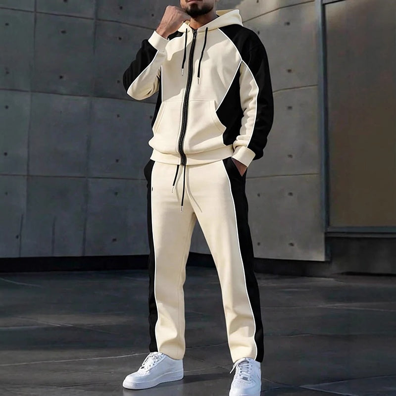 Trainingspak heren | Tweedelige set met vest en joggingbroek