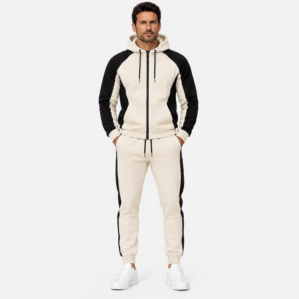Trainingspak heren | Tweedelige set met vest en joggingbroek