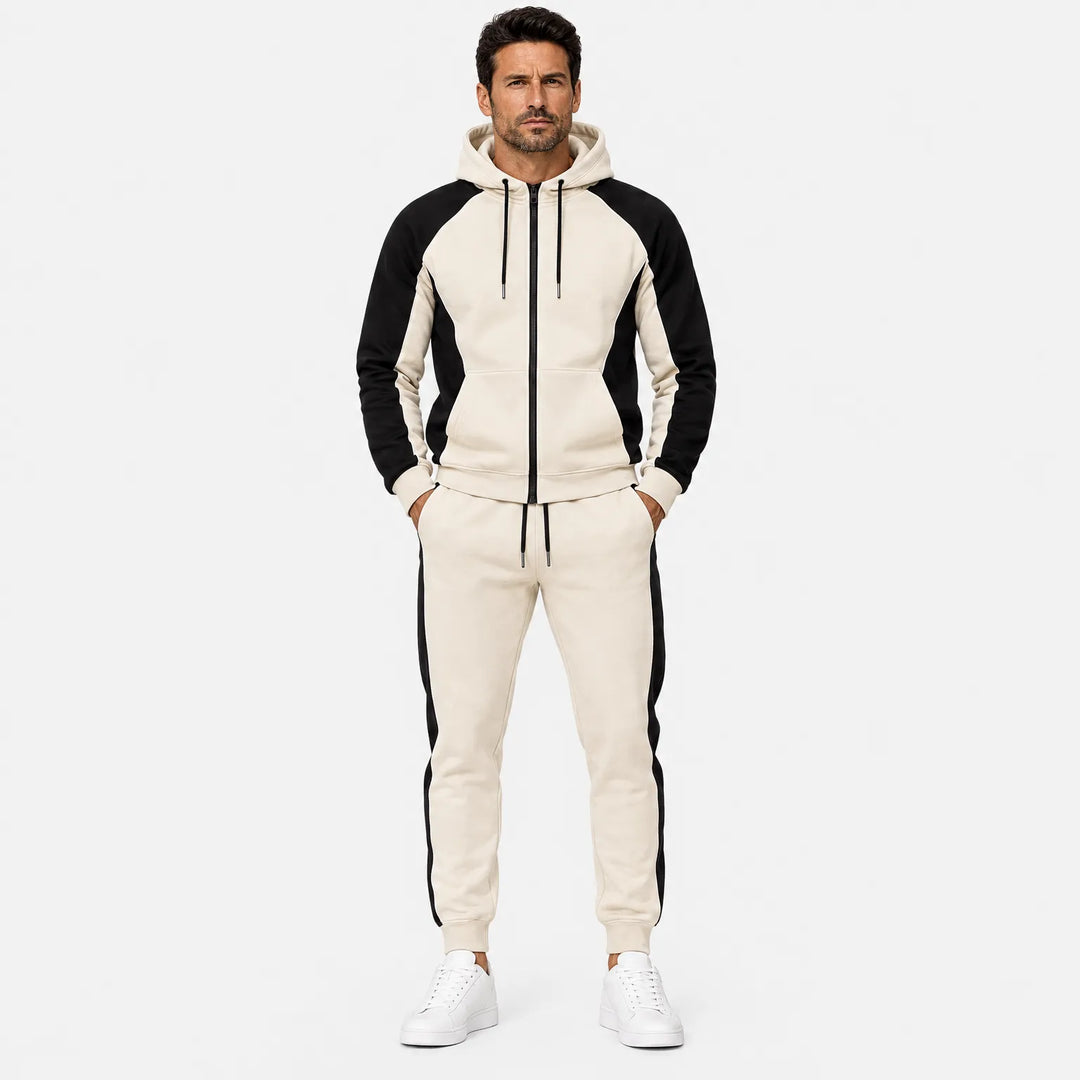 Trainingspak heren | Tweedelige set met vest en joggingbroek