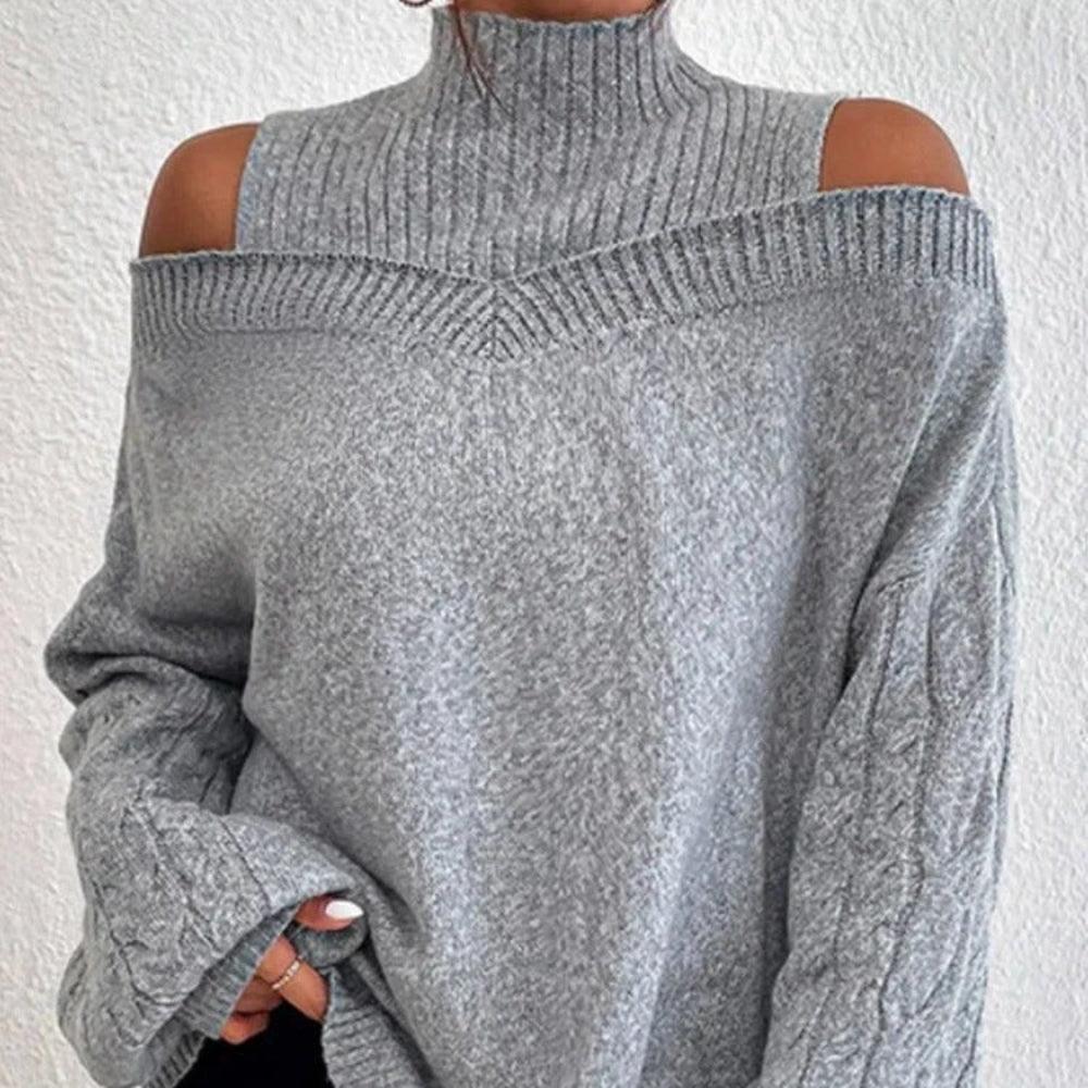 GREAT LOOKS trui met vleermuismouwen blauw
