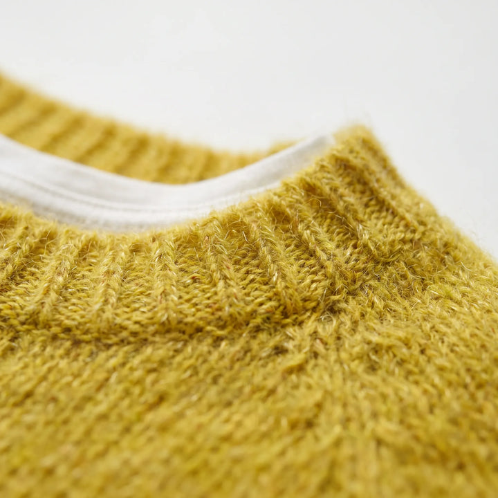 Trui dames | Gebreid oversized model met ronde hals