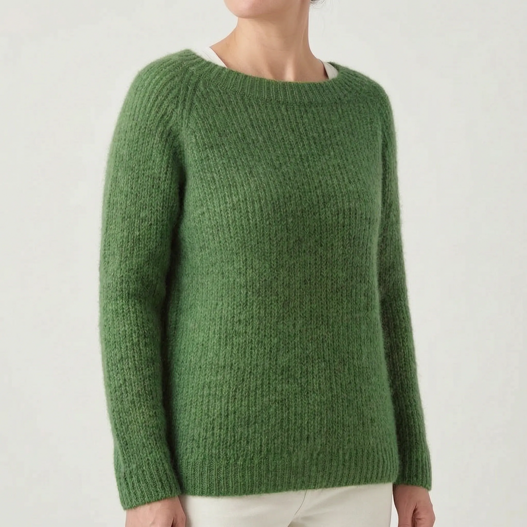 Trui dames | Gebreid oversized model met ronde hals