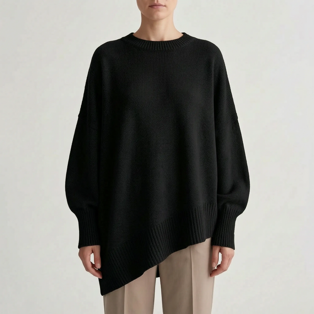 Trui dames | Oversized model met wijde mouwen en ronde hals