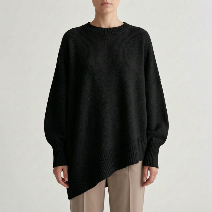 Trui dames | Oversized model met wijde mouwen en ronde hals
