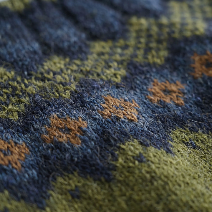 Trui dames | Wollen model met ronde hals en Fair Isle patroon