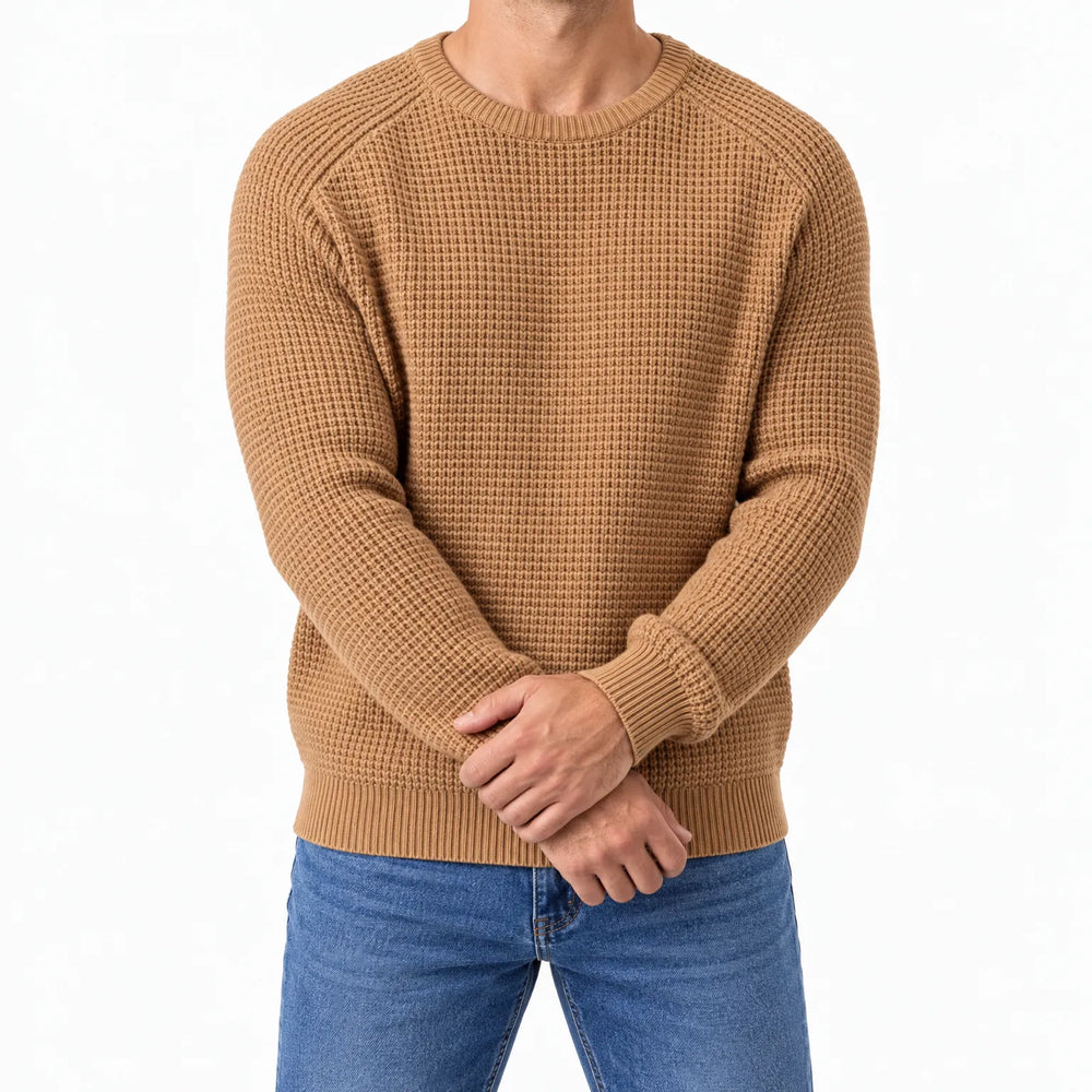Trui heren | Fijngebreid model met ronde hals