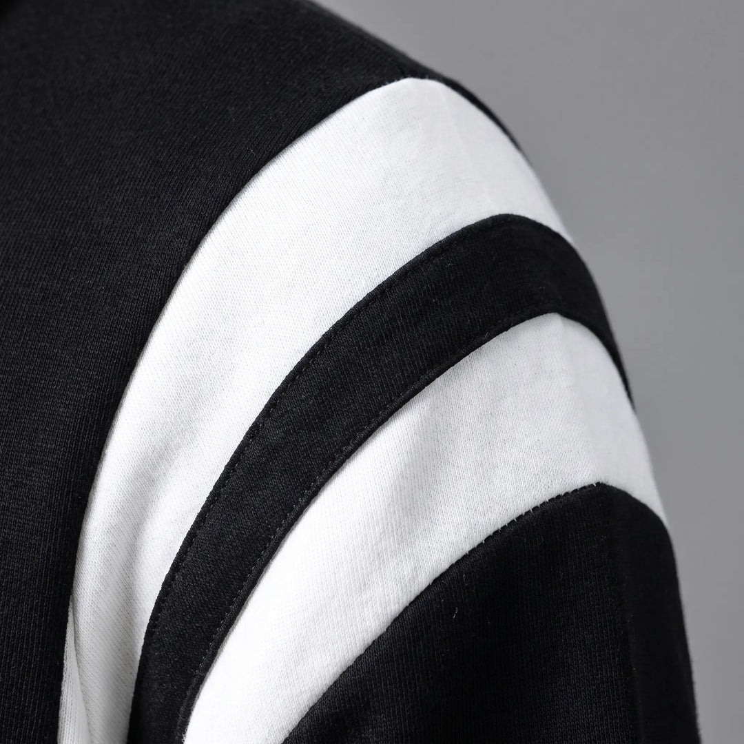Trui heren | Half zip met polokraag en lange mouwen