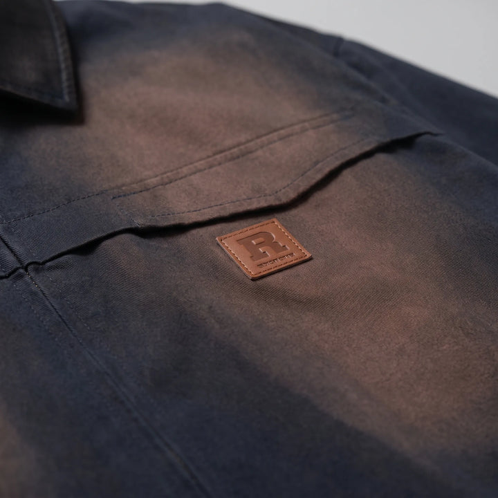 Tussenjas dames | Casual model met contrastkraag en borstzak