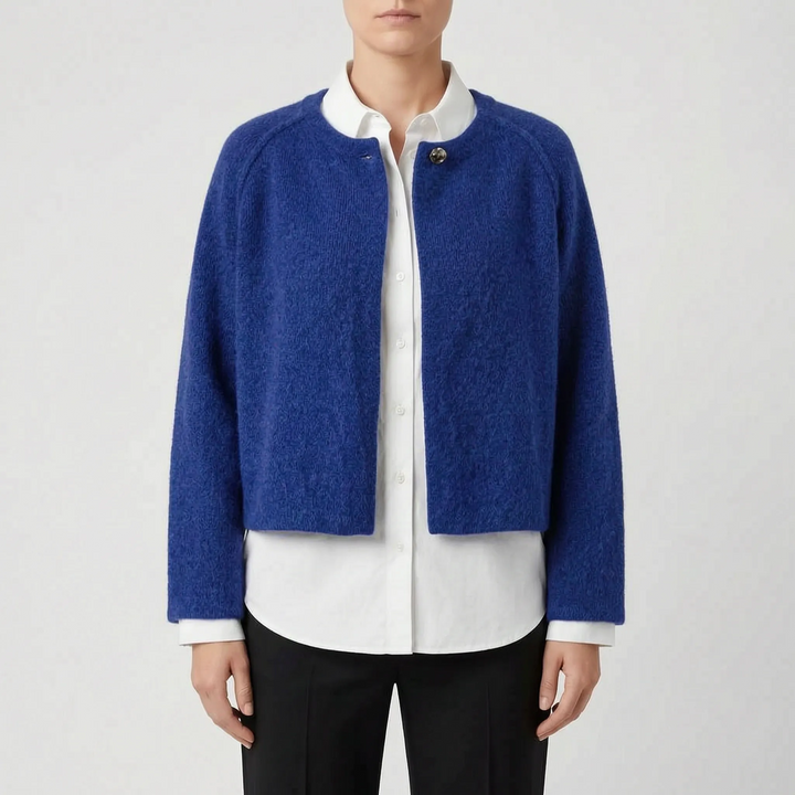 Tussenjas dames | Kort elegant model met knoopsluiting