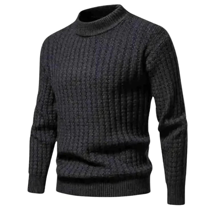 Heren trui | Gebreide ronde hals sweater in off white