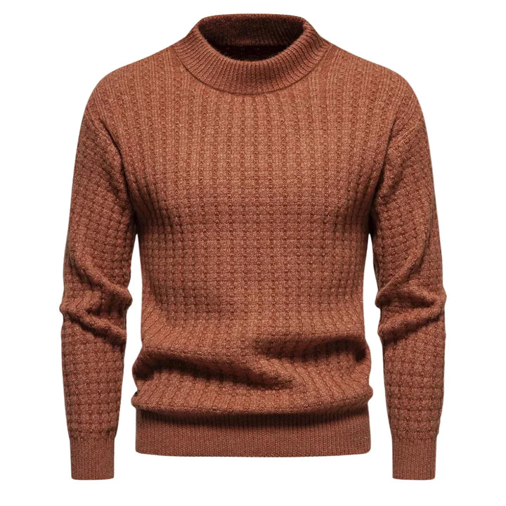 Heren trui | Gebreide ronde hals sweater in off white