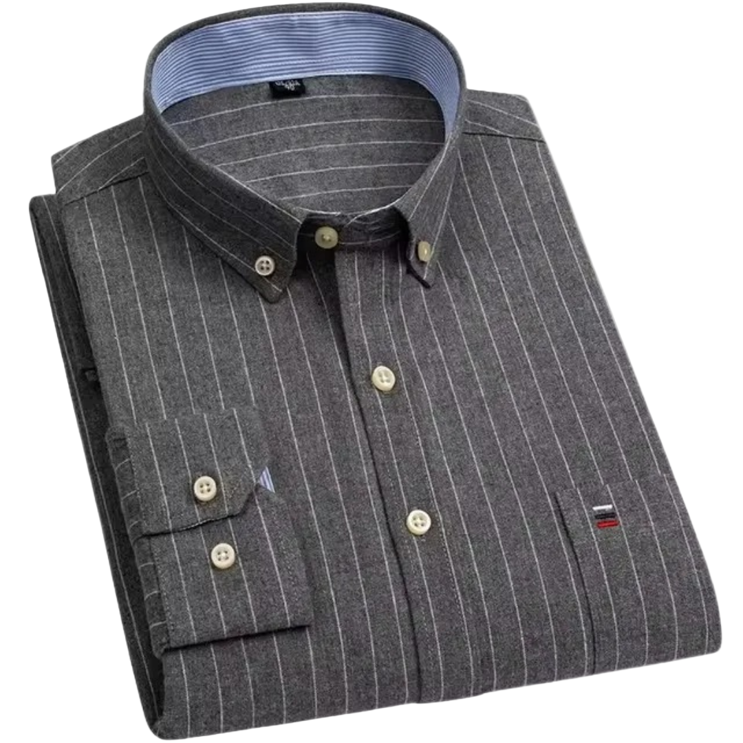 Classic Check Shirt | Heren overhemd met borstzak en lange mouwen