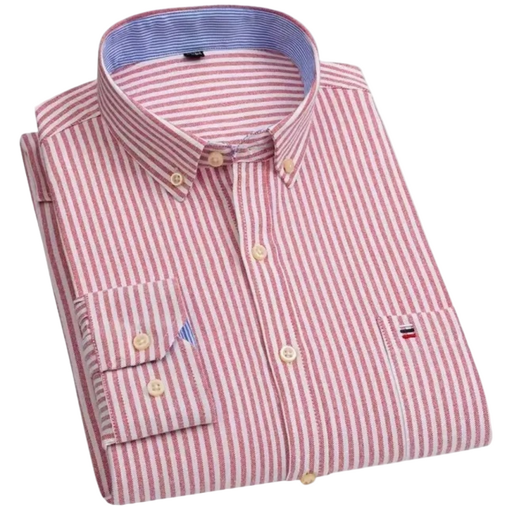 Classic Check Shirt | Heren overhemd met borstzak en lange mouwen