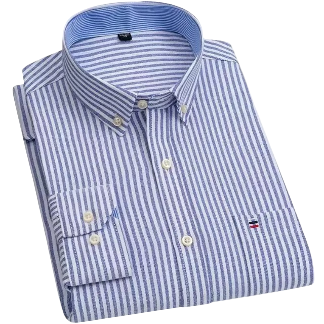 Classic Check Shirt | Heren overhemd met borstzak en lange mouwen