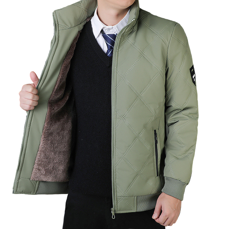 NordQuilt | Heren gewatteerde winterjas met fleece voering