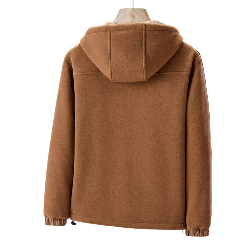 Redwood | Heren fleece jas met capuchon en voering