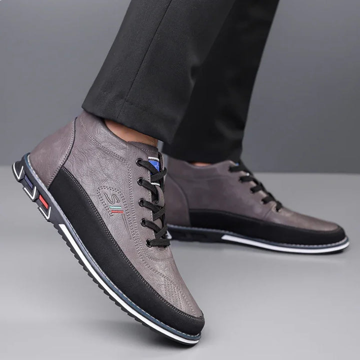 Heren sneakers | Oxford hi-top schoenen barefoot stijl