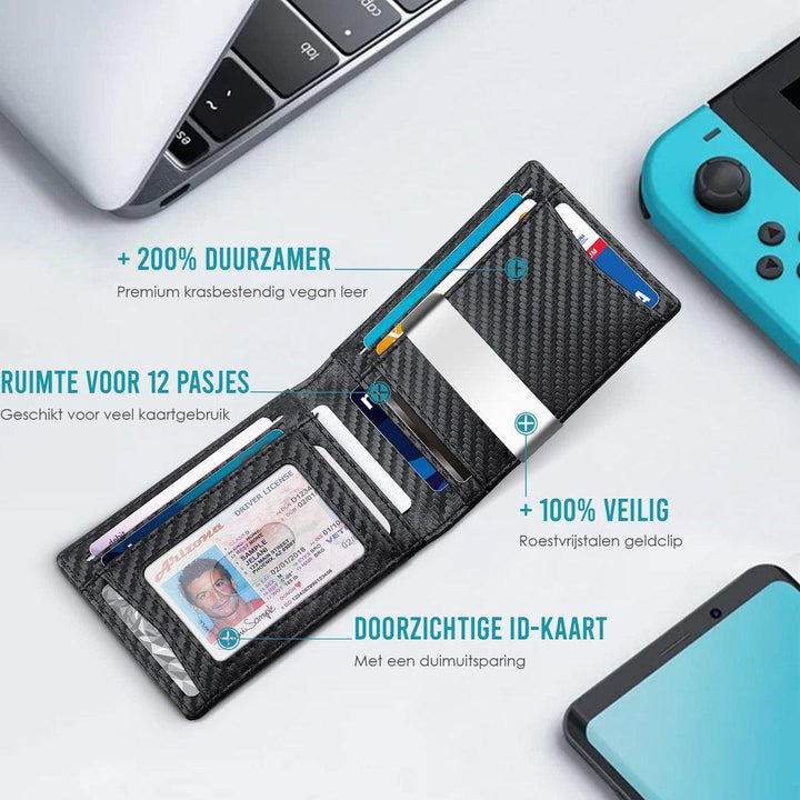 Valoro™ | Slanke RFID-veilige portemonnee voor mannen