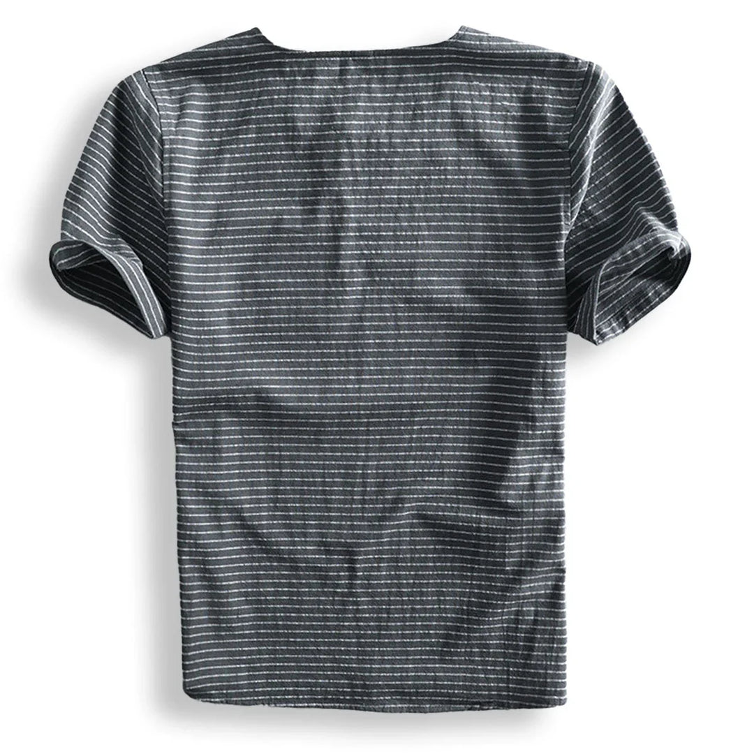 BelmontStripe | Gestreept katoenen t-shirt