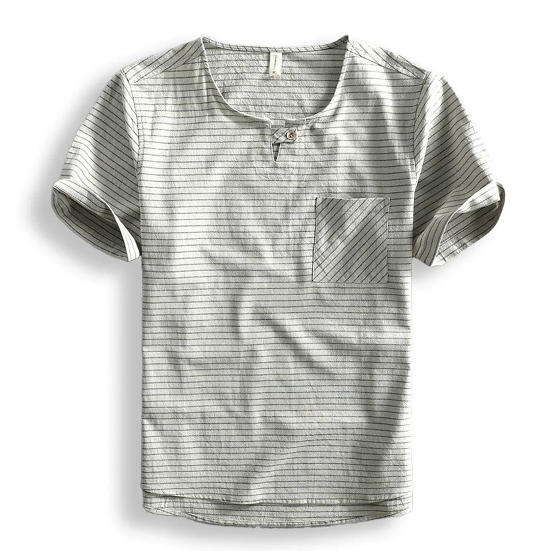 BelmontStripe | Gestreept katoenen t-shirt