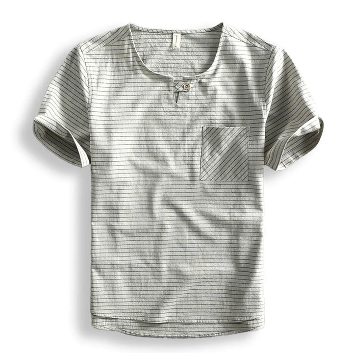 BelmontStripe | Gestreept katoenen t-shirt