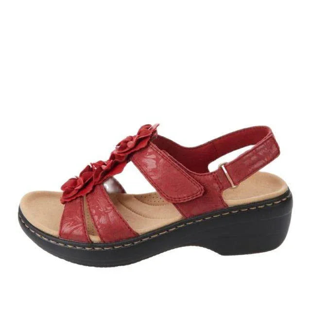 BurdeosEase | Ergonomische burdeos sandalen comfort