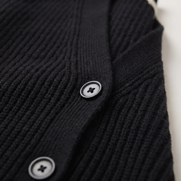Vest dames | Gebreid oversized model met knopen