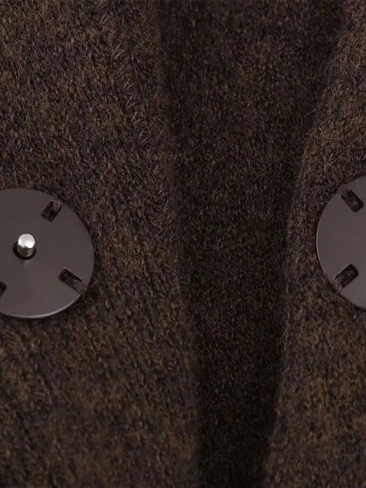 Vest dames | Kort model met v-hals en zachte details