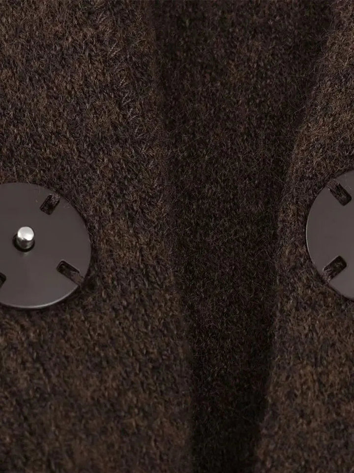 Vest dames | Kort model met v-hals en zachte details