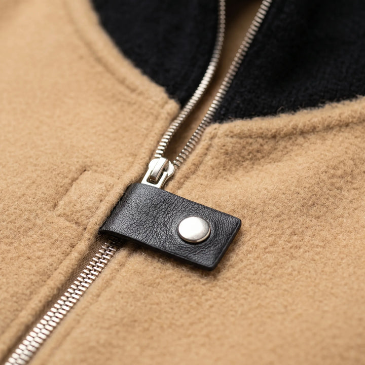 Vest dames | Oversized model met opstaande kraag en rits