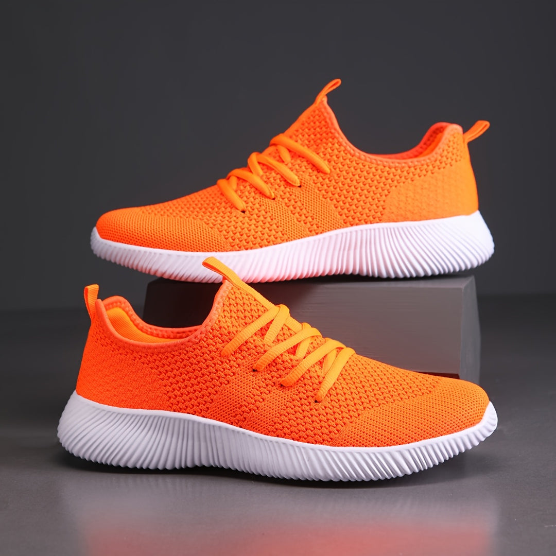WK 2026 sneakers heren | Oranje knit sportschoenen