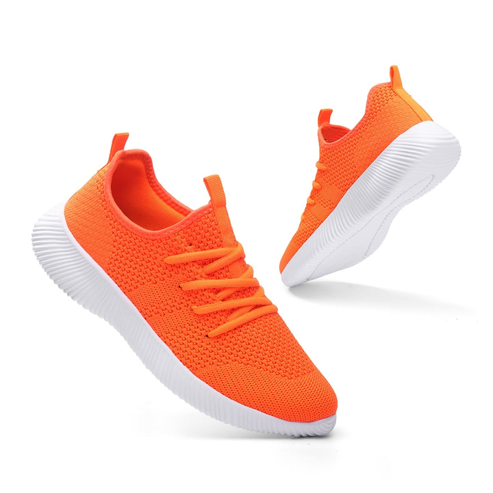 WK 2026 sneakers heren | Oranje knit sportschoenen