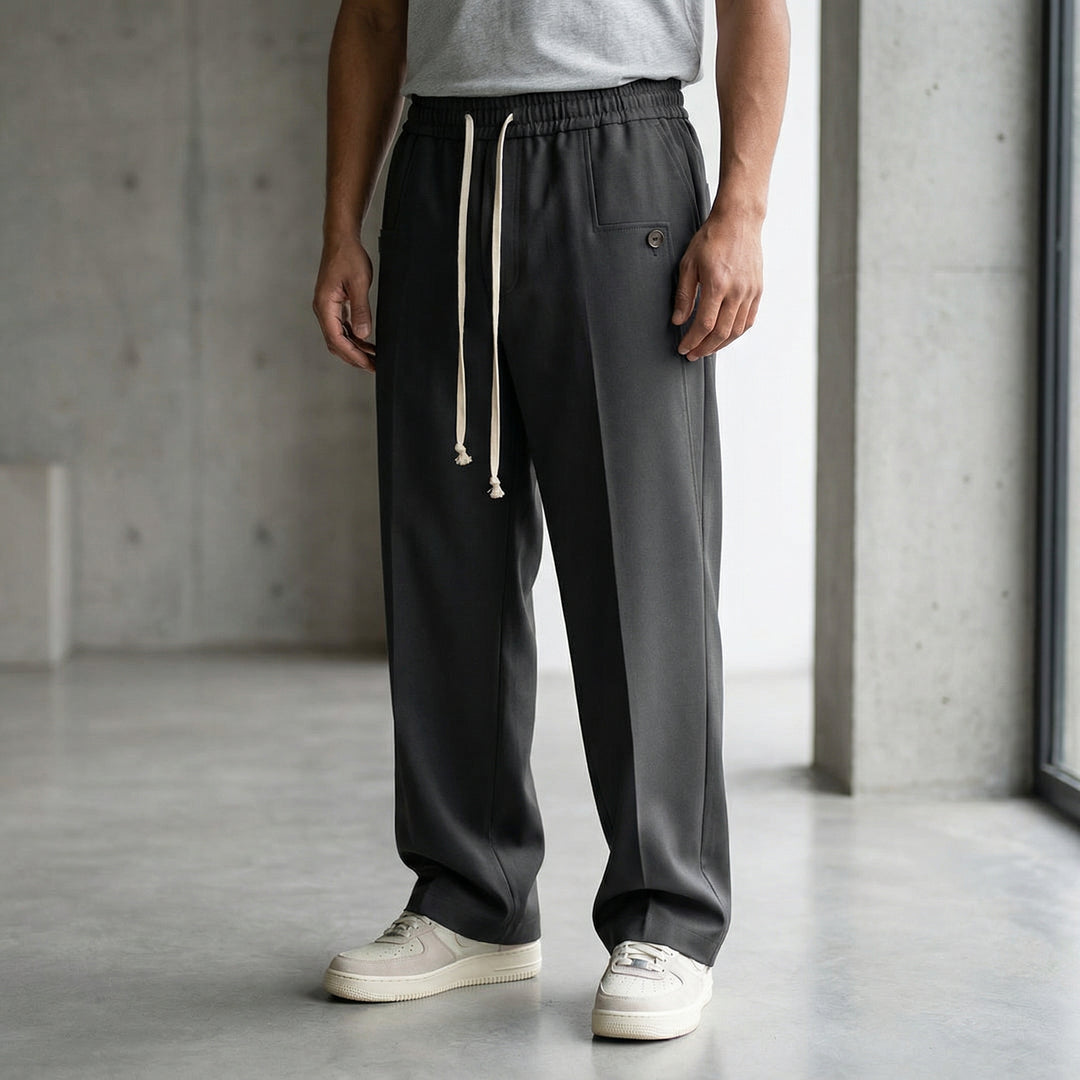 Wijde Casual Broek -  Dagelijks Ontspannen Dragen - UrbanStride
