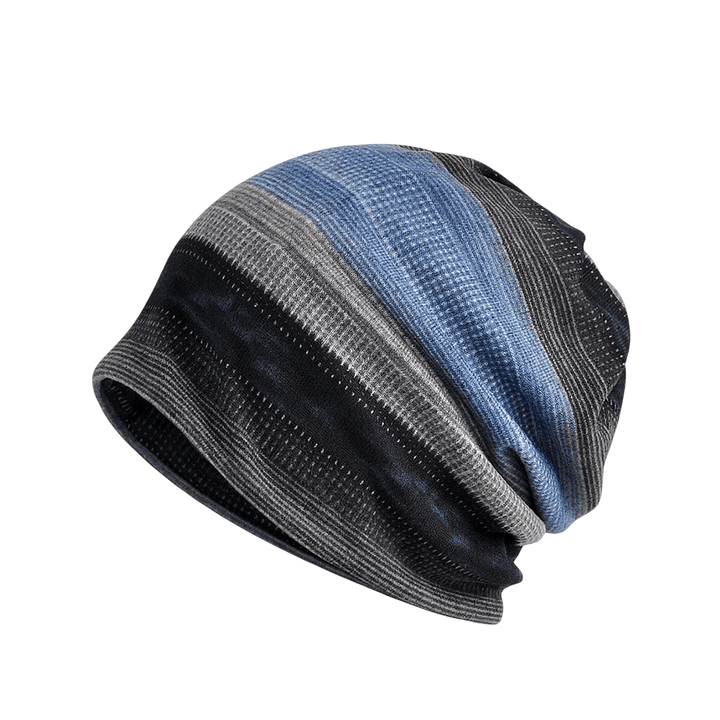 Nordic Stripe | Unisex katoenen muts met velvetvoering en strepen