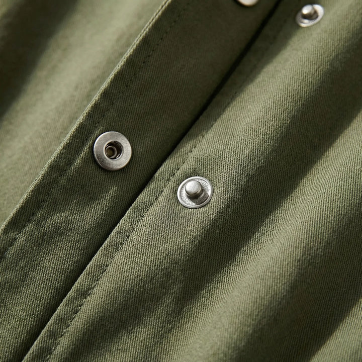 Zomerjas dames | Vintage jasje met hoge taille en drukknopen