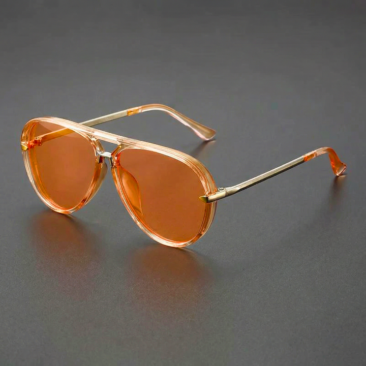 Zonnebril | Aviator model met groene glazen en uv400