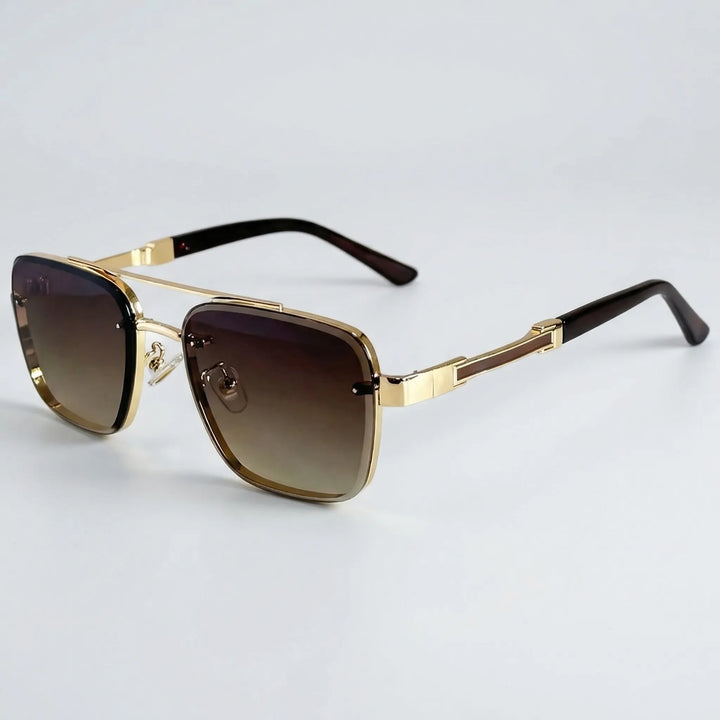 Zonnebril heren | Aviator model met metalen frame