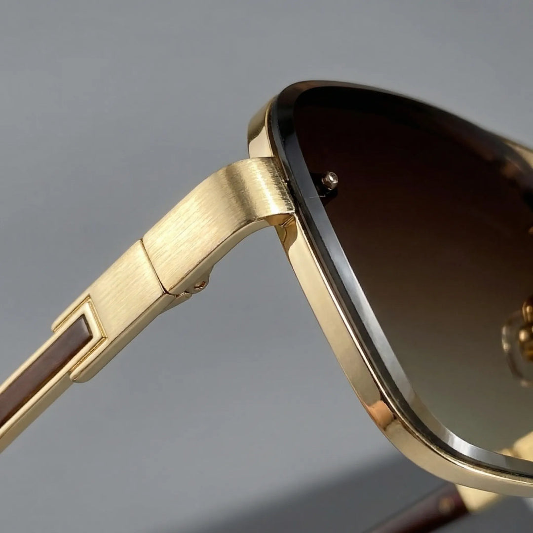 Zonnebril heren | Aviator model met metalen frame
