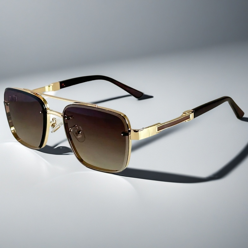 Zonnebril heren | Aviator model met metalen frame