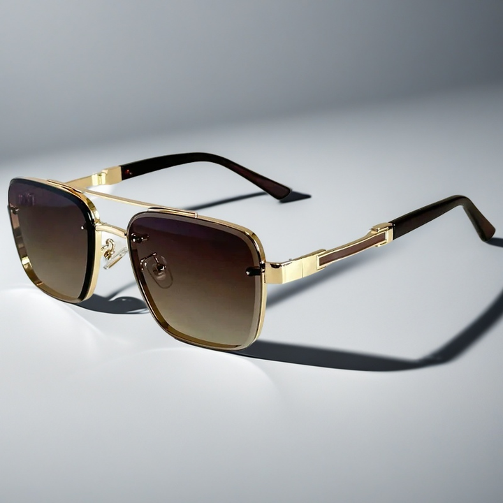 Zonnebril heren | Aviator model met metalen frame