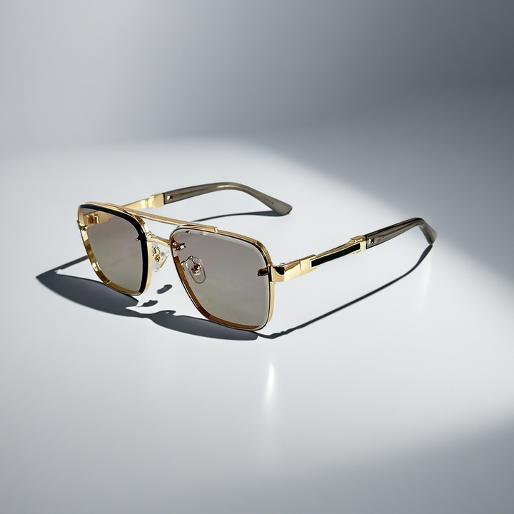 Zonnebril heren | Aviator model met metalen frame