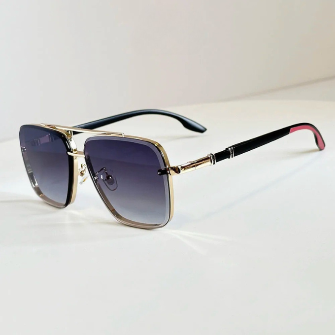 Zonnebril heren | Aviator zonnebril met metalen frame